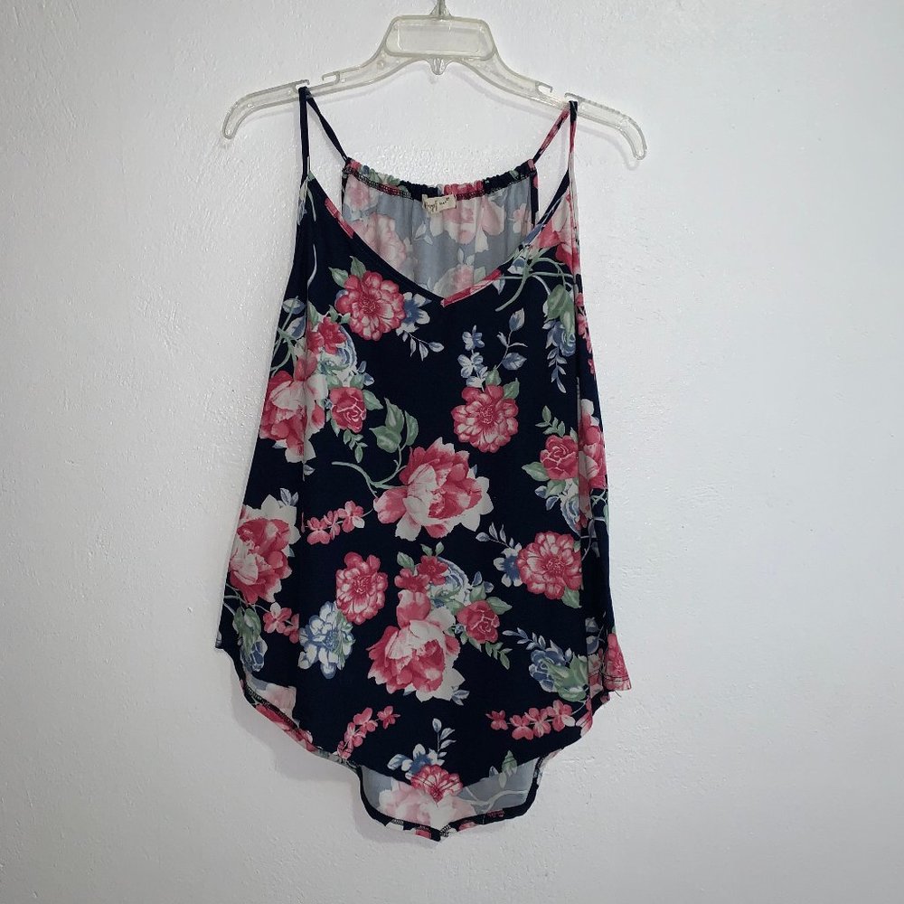 PaperPlane Floral Sleeveless top blouse
